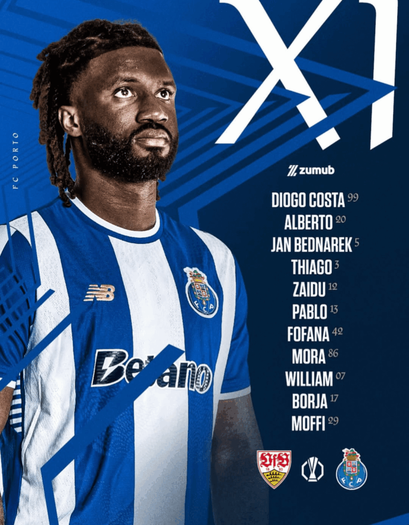 11 inicial vs Estugarda