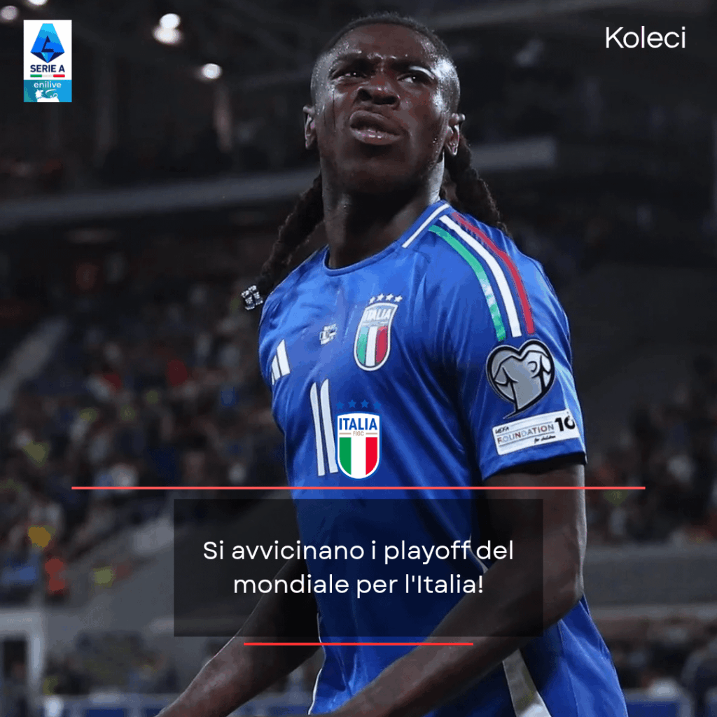 The World Cup playoffs are getting closer for Italy!