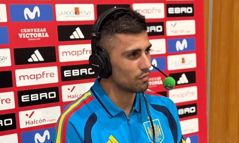 Rodri: "The Ballon d'Or? I think they tried to pit Vini and me against each other, but that's not the case at all. I have great respect for him"...."City's exit? It doesn't matter if they come to the match in a good or bad moment for them, Real Madrid is always Real Madrid."