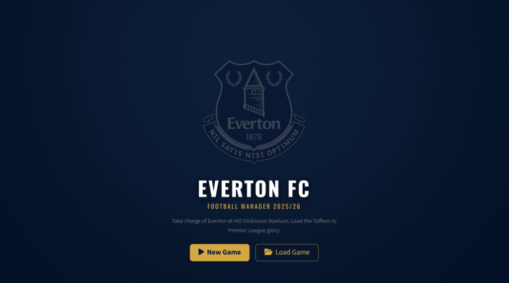 Made my own Everton Game