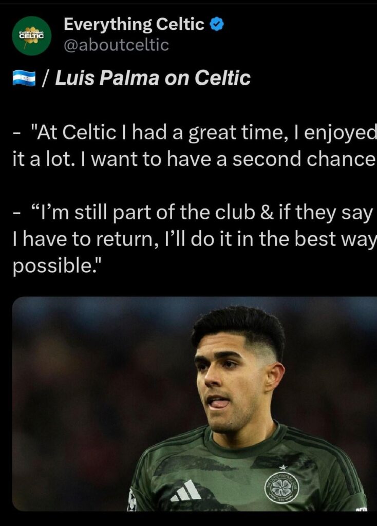 Palma talking about a potential return