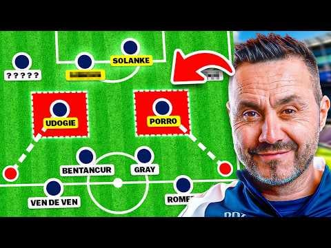 How Tottenham Setup Under De Zerbi.