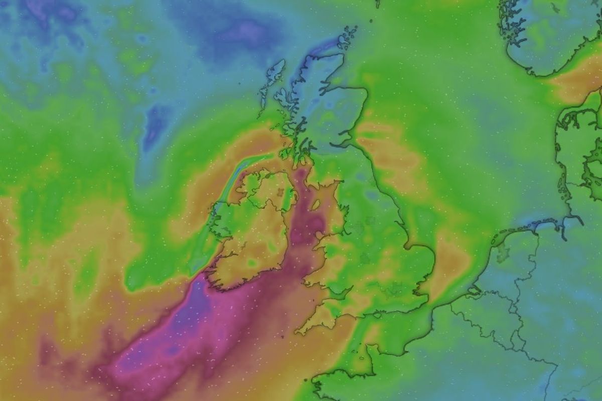 A live wind tracker is available as Storm Dave hits the UK
