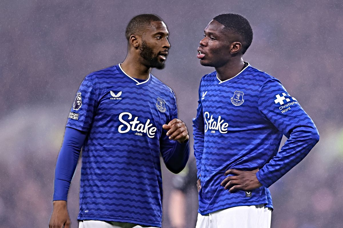 Everton strikers Beto and Thierno Barry