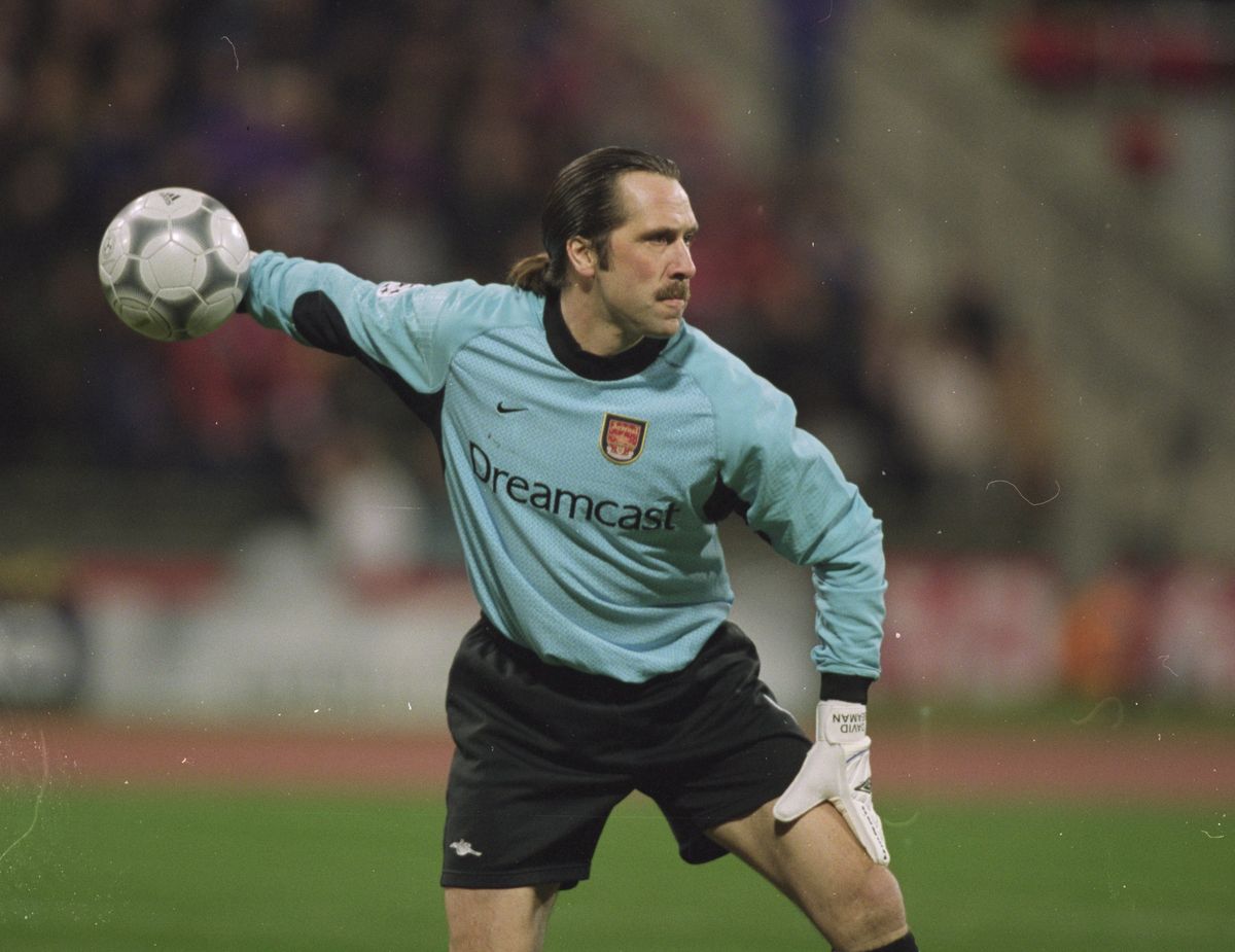 David Seaman in action for Arsenal in 2001
