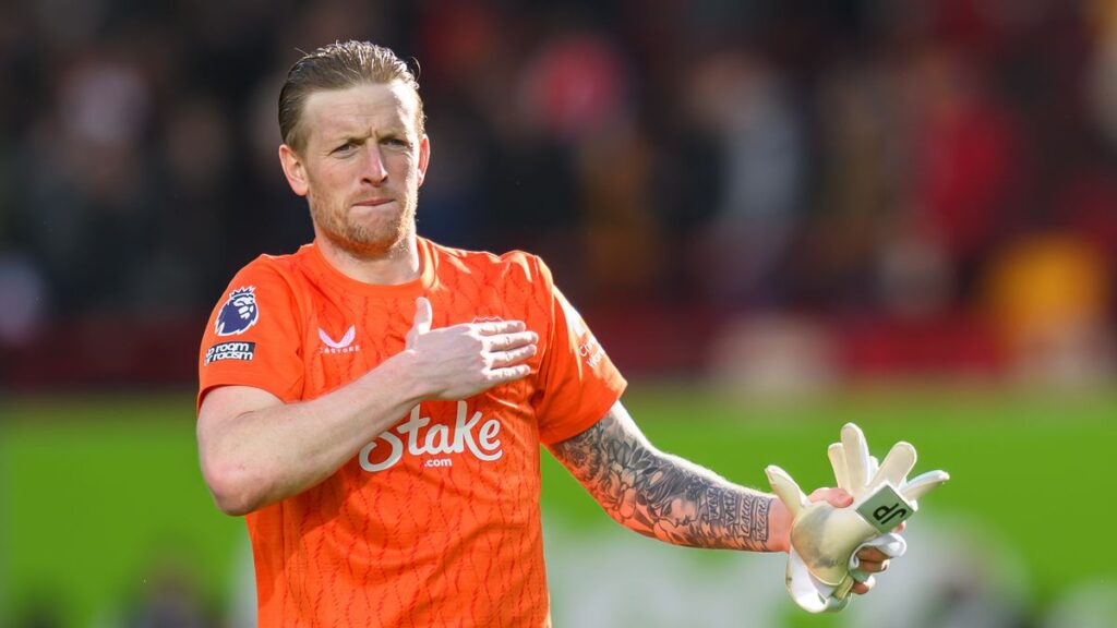 Jordan Pickford wants to 'squash' awkward Everton question as he makes big claim over his chant