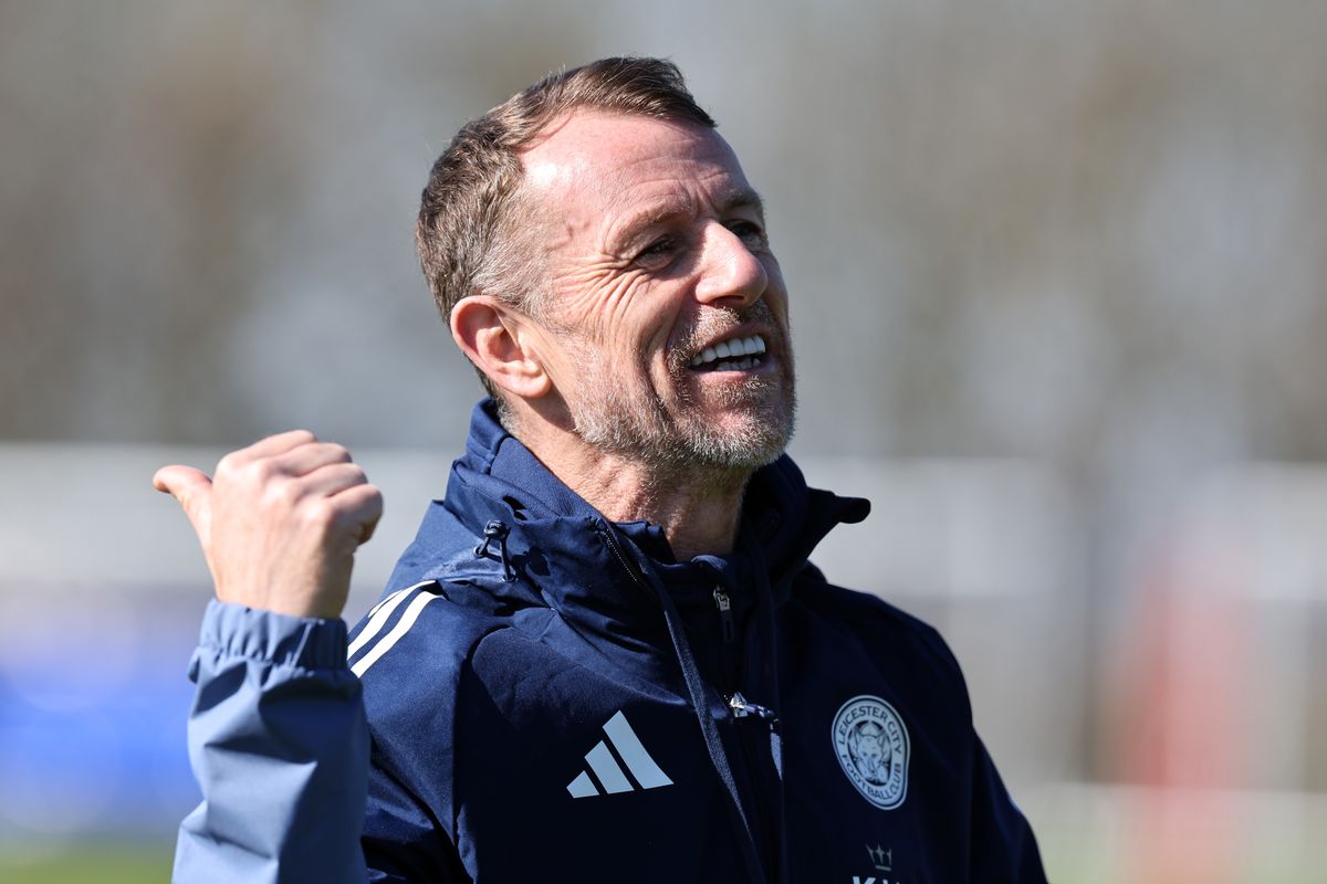 Gary Rowett at Leicester City's training ground ahead of the trip to Watford