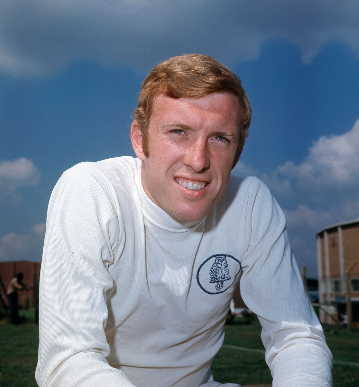 Mick Jones outside Elland Road circa July 1971