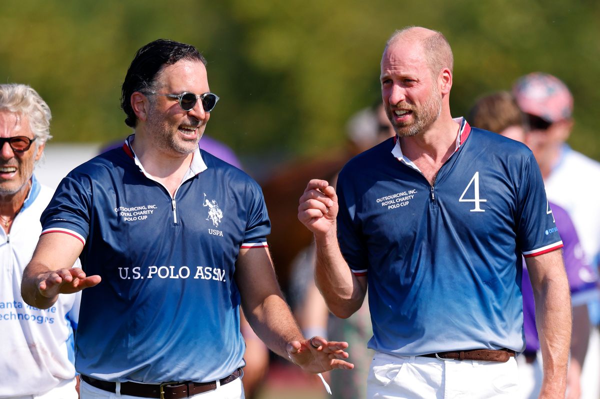 Amr Zedan with Prince William, Prince of Wales in 2025