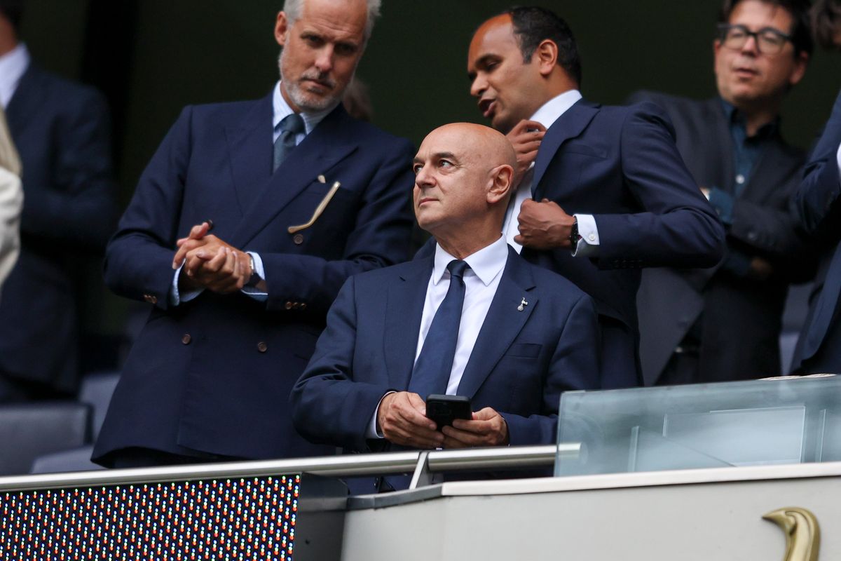 Tottenham Hotspur Chairman Daniel Levy during the Premier League match between Tottenham Hotspur and Bournemouth at Tottenham Hotspur Stadium on August 30, 2025 in London, England