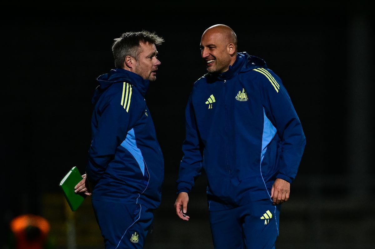 Robbie Stockdale and Adam Lawrence are set for a reunion when Newcastle take on Manchester United at under-21 level