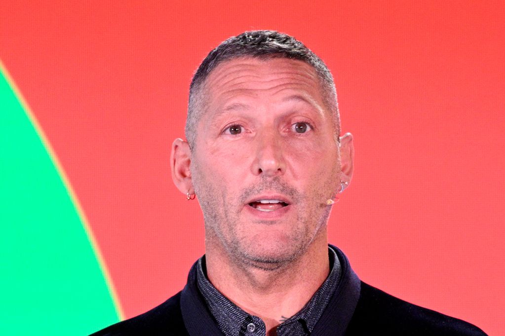 Former Italy international Marco Materazzi during the FIFA World Cup 2026 play-off draw.
