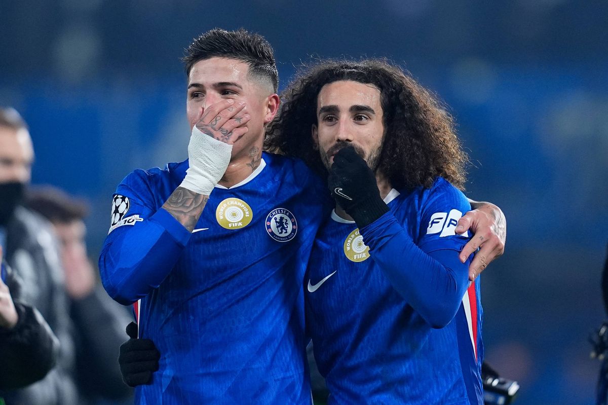 Enzo Fernandez and Marc Cucurella