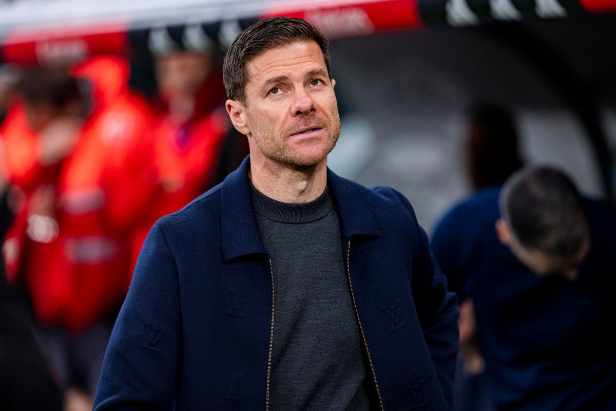 Xabi Alonso, head coach of Real Madrid, enters the field during the LaLiga EA Sports football match between Real Madrid CF and Real Betis Balompie at Estadio Bernabeu in Madrid, Spain, on January 4, 2026