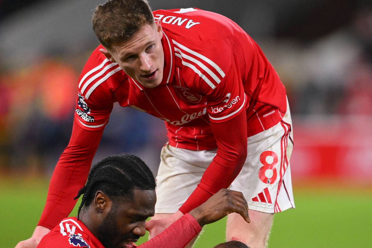 Elliot Anderson was rested for Nottingham Forest open training on Saturday while Ola Aina is following a separate programme