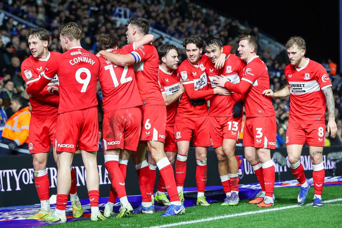 Middlesbrough players