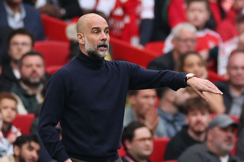 Man City manager Pep Guardiola.