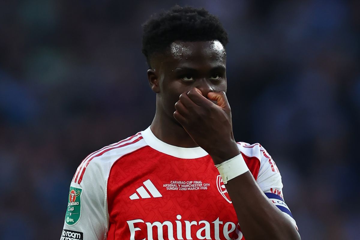 Bukayo Saka is an injury concern for Arsenal
