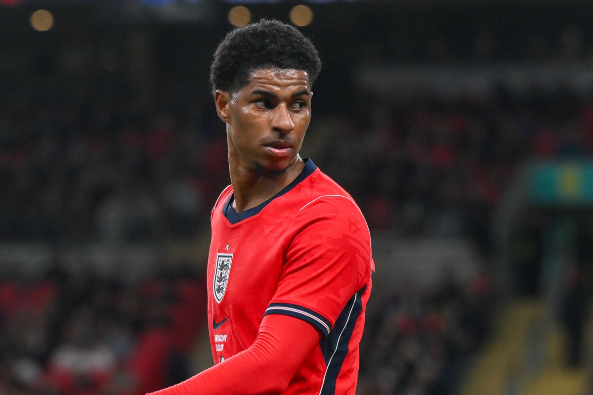 Manchester United and England forward Marcus Rashford