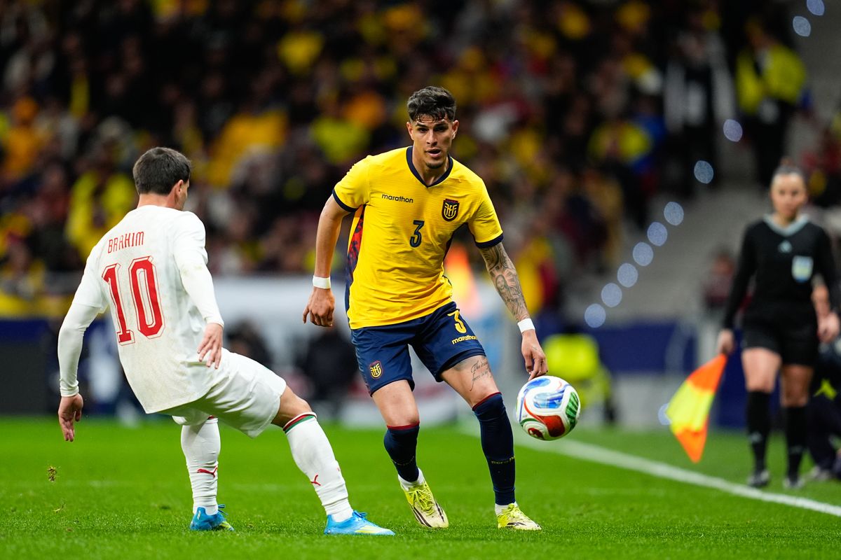 Piero Hincapie during an Ecuador game
