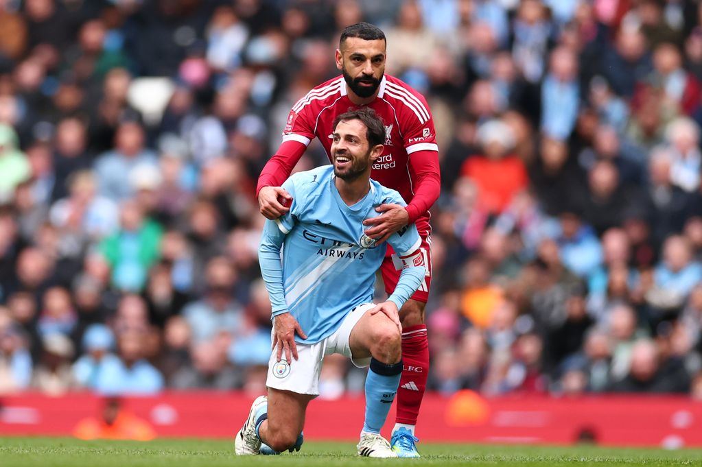 Bernardo Silva and Mohamed Salah