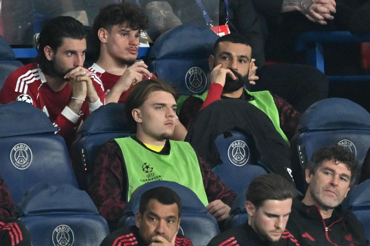 PARIS, FRANCE - APRIL 8: Mohamed Salah of Liverpool FC during the UEFA Champions League 2025/26 Quarter-Final First Leg match between Paris Saint-Germain and Liverpool FC at Parc des Princes in Paris, France, on April 8, 2026. (Photo by Mustafa Yalcin/Anadolu via Getty Images)