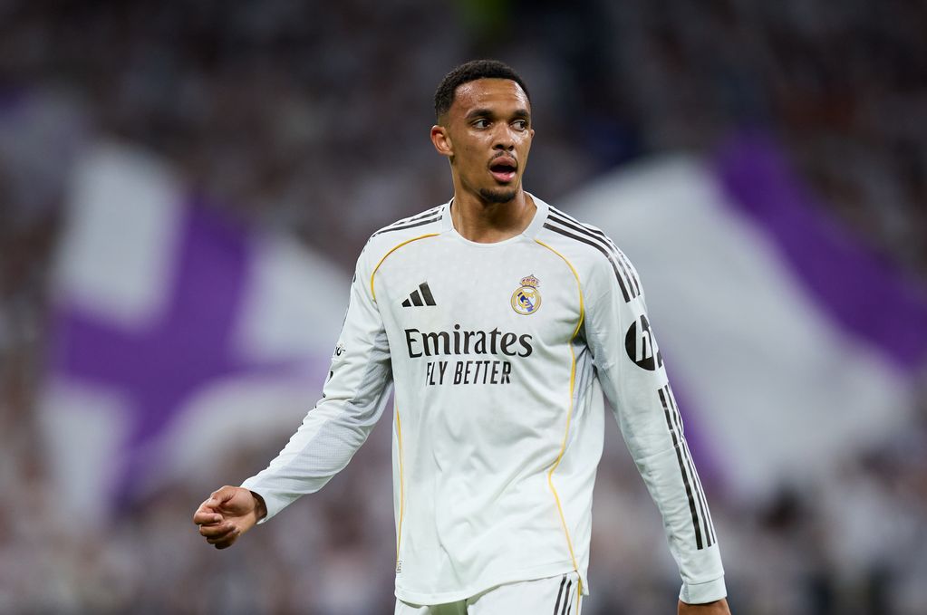 Trent Alexander-Arnold during Real Madrid vs Bayern Munich.