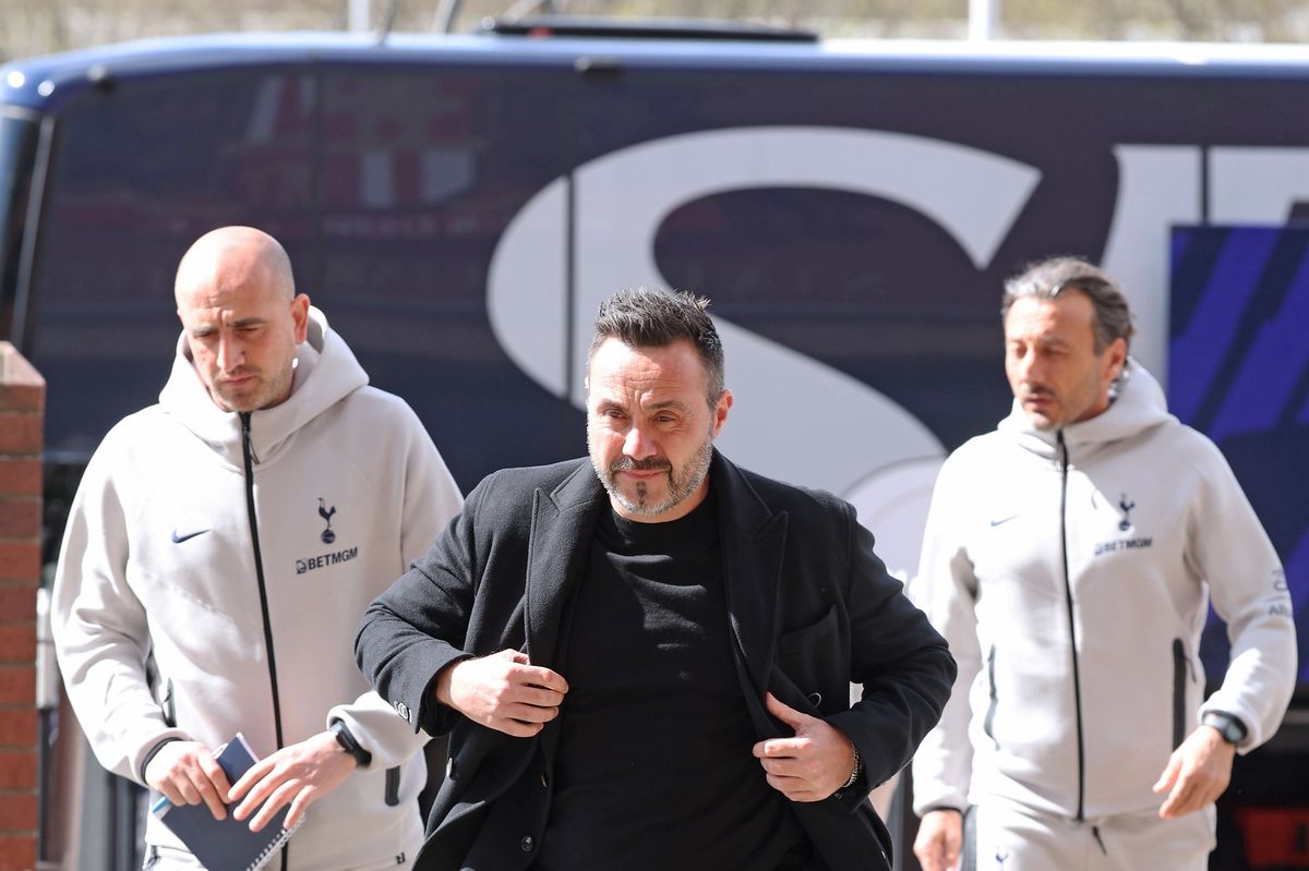 Tottenham boss Roberto De Zerbi
