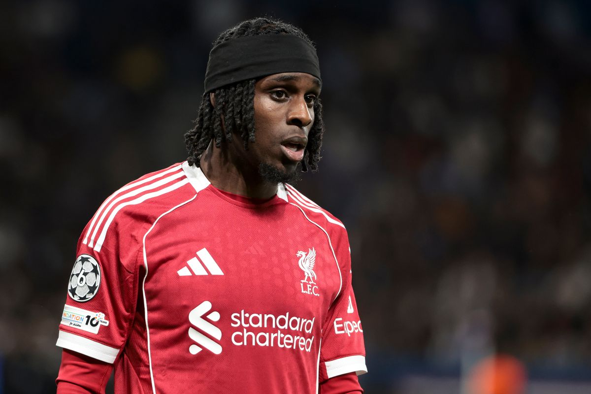 Liverpool full-back Jeremie Frimpong.