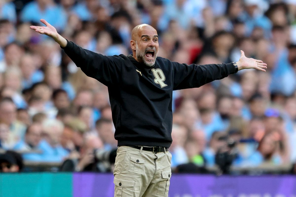 Manchester City head coach Pep Guardiola