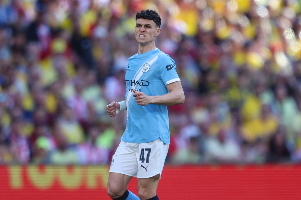 Phil Foden struggled as Manchester City beat Southampton 2-1 at Wembley Stadium