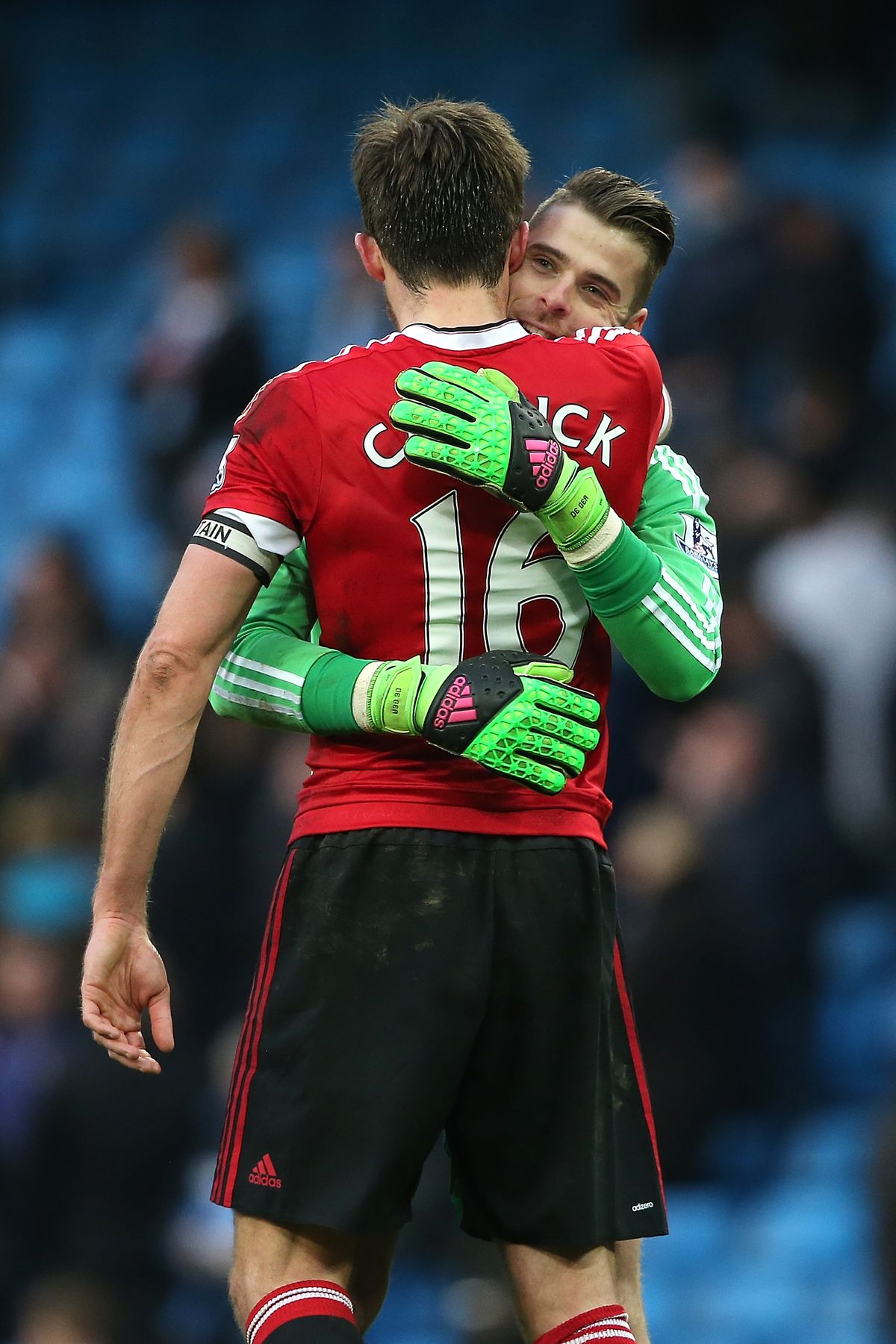 David De Gea and Michael Carrick
