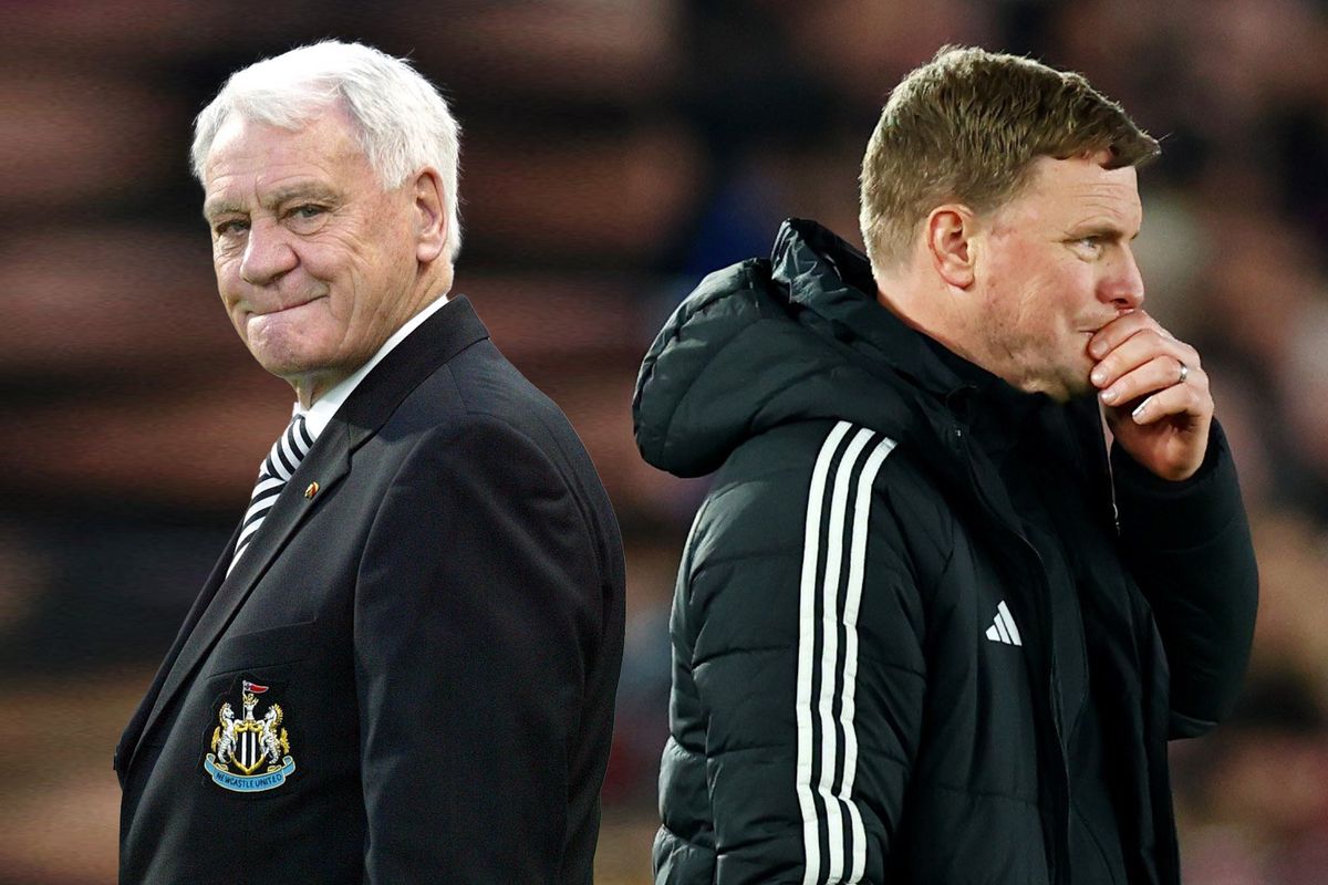 Sir Bobby Robson and Eddie Howe