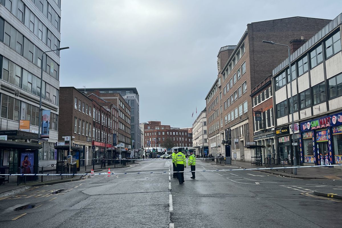 The incident saw a closure put in place on Charles Street