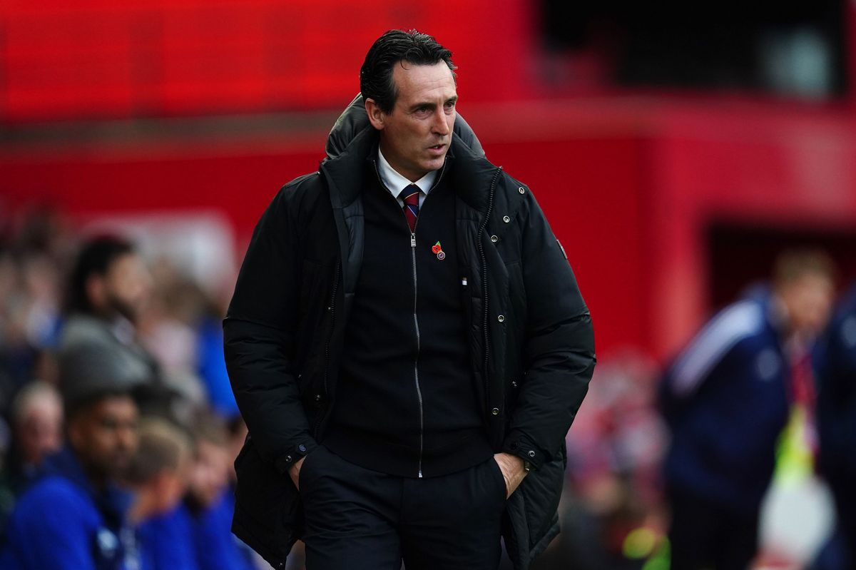 Aston Villa manager Unai Emery