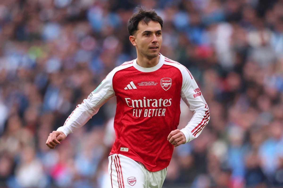 Martin Zubimendi in action for Arsenal