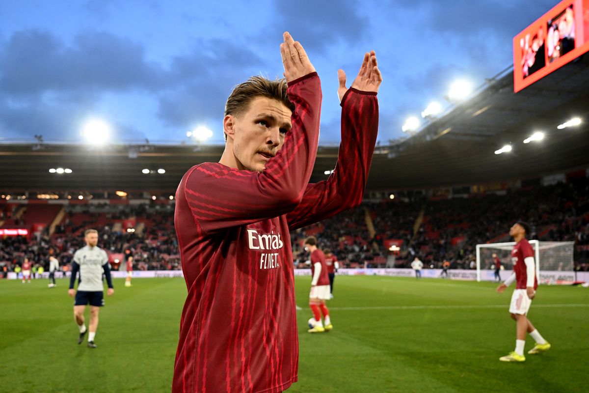 Arsenal captain Martin Odegaard