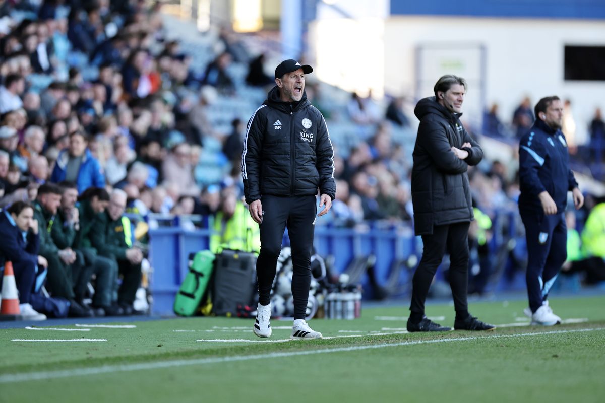 Leicester City manager Gary Rowett during the Sky Bet Championship match between Sheffield Wednesday and Leicester City at Hillsborough