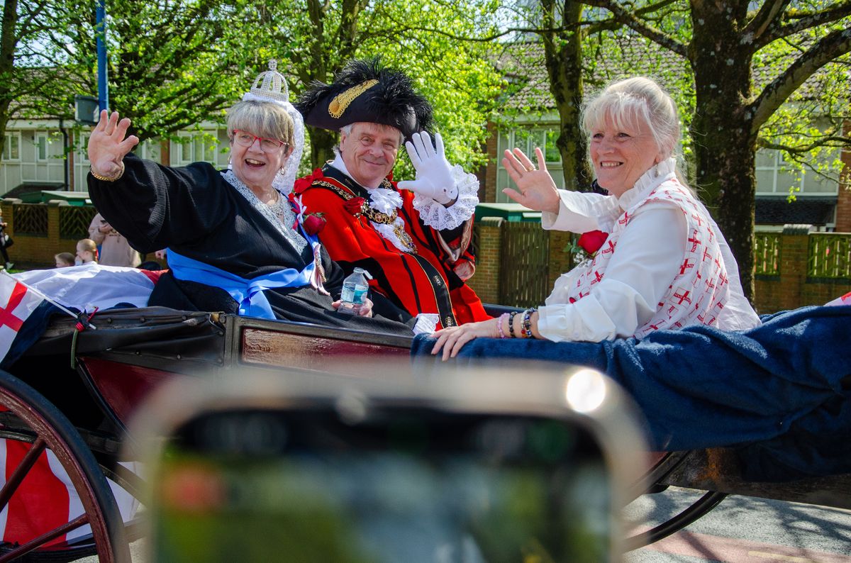 The St George's Day parade will be making its way through the city centre on Sunday