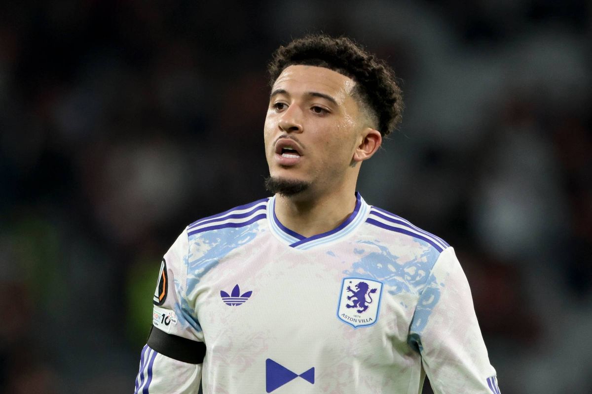 Jadon Sancho of Aston Villa