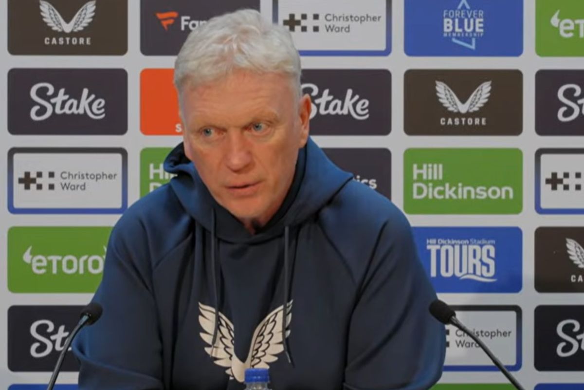David Moyes speaks at his Everton press conference on Friday