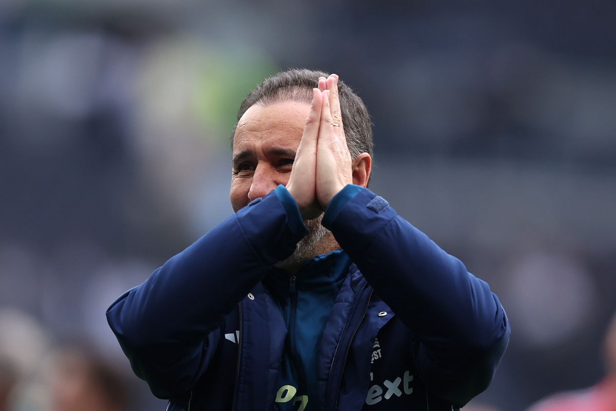 Nottingham Forest head coach Vitor Pereira