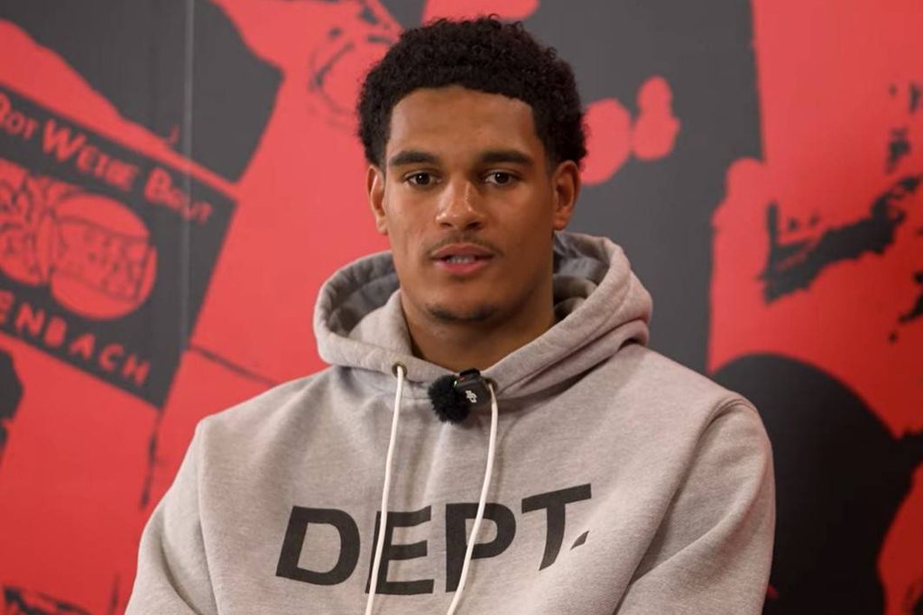 Jarell Quansah speaks during an interview