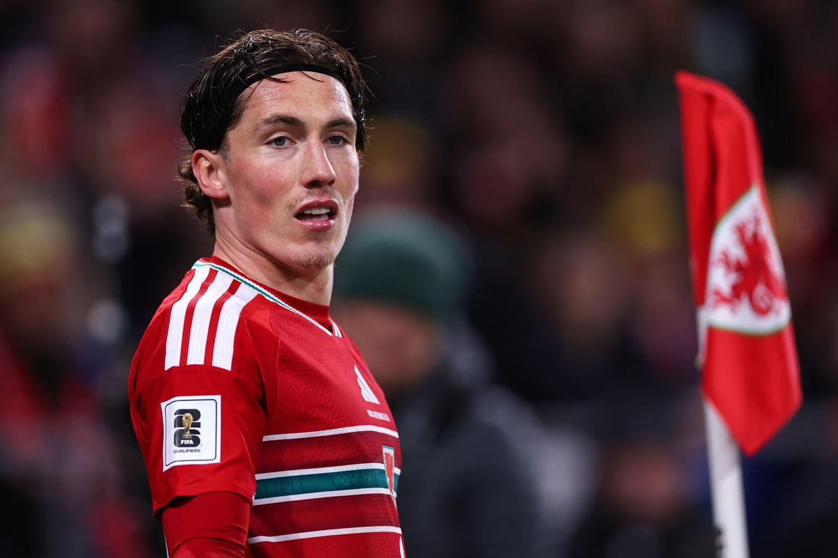 Harry Wilson looks on 