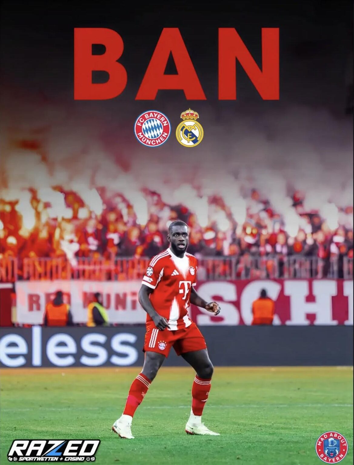 Bayern could face a fan ban explanation in description: