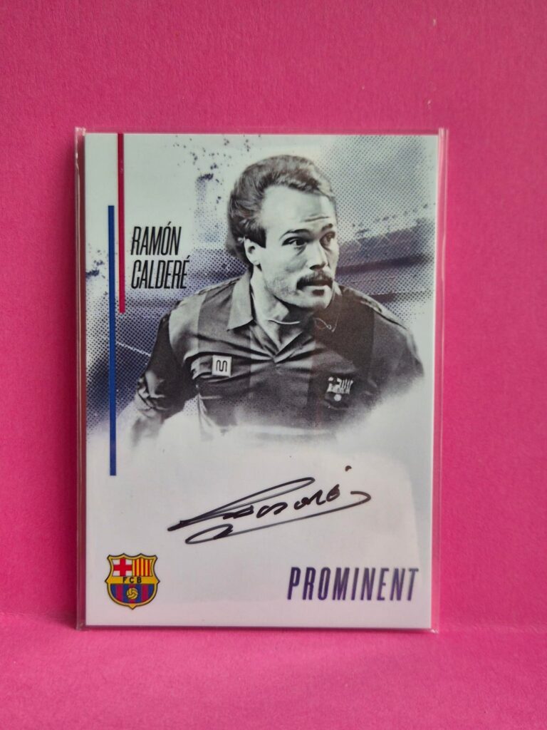 I don't know much about Ramón Calderé, but his autograph is beautiful.