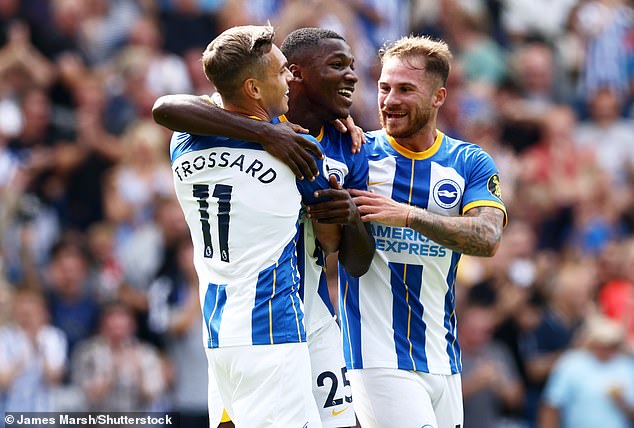 At Brighton, De Zerbi inherited a talented, skilfully assembled squad with a balance of youth and experience - including stars Leandro Trossard, Moises Caicedo and Alexis Mac Allister