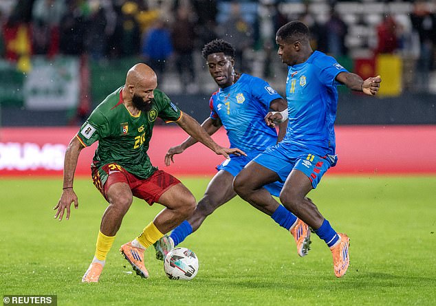 Bryan Mbeumo's Cameroon were stunned by DR Congo in a play-off tie back in November