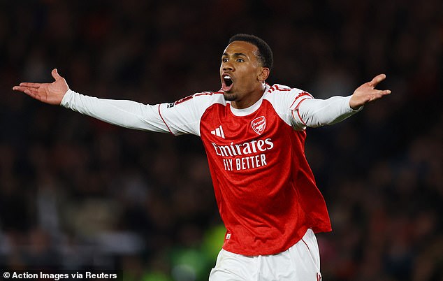 Arsenal have enough injuries without having to worry about another but there was concern when Gabriel appeared to go down with a knee problem and had to be substituted