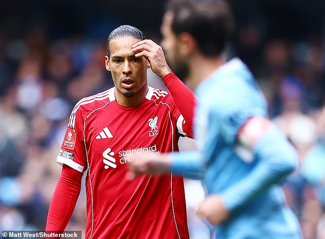 Virgil van Dijk and Liverpool were sent crashing out of the FA Cup at the hands of Man City